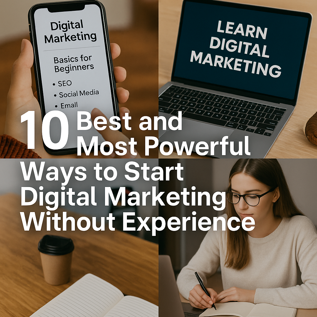 10 Best and Most Powerful Ways to Start Digital Marketing Without Experience