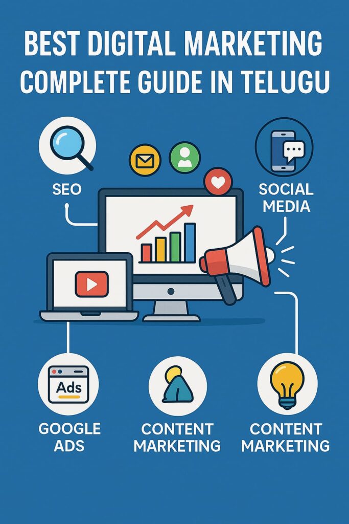 Best Digital Marketing Complete Guide in Telugu from Beginners to Experts